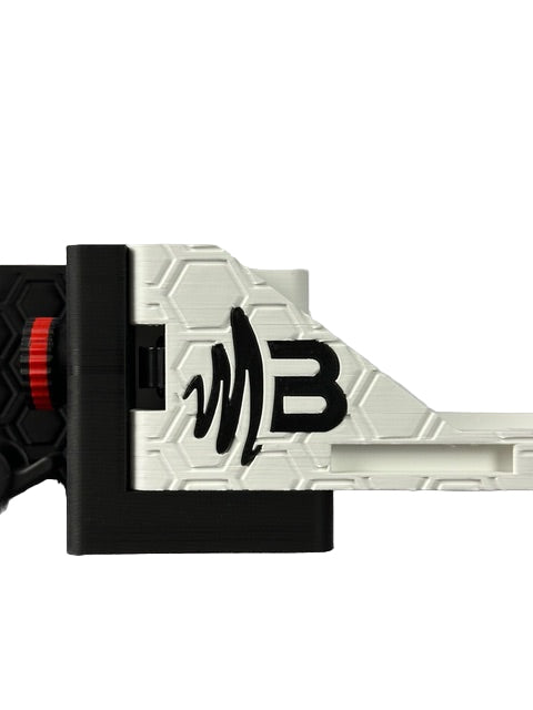 Micbay in weiß Logo in schwarz