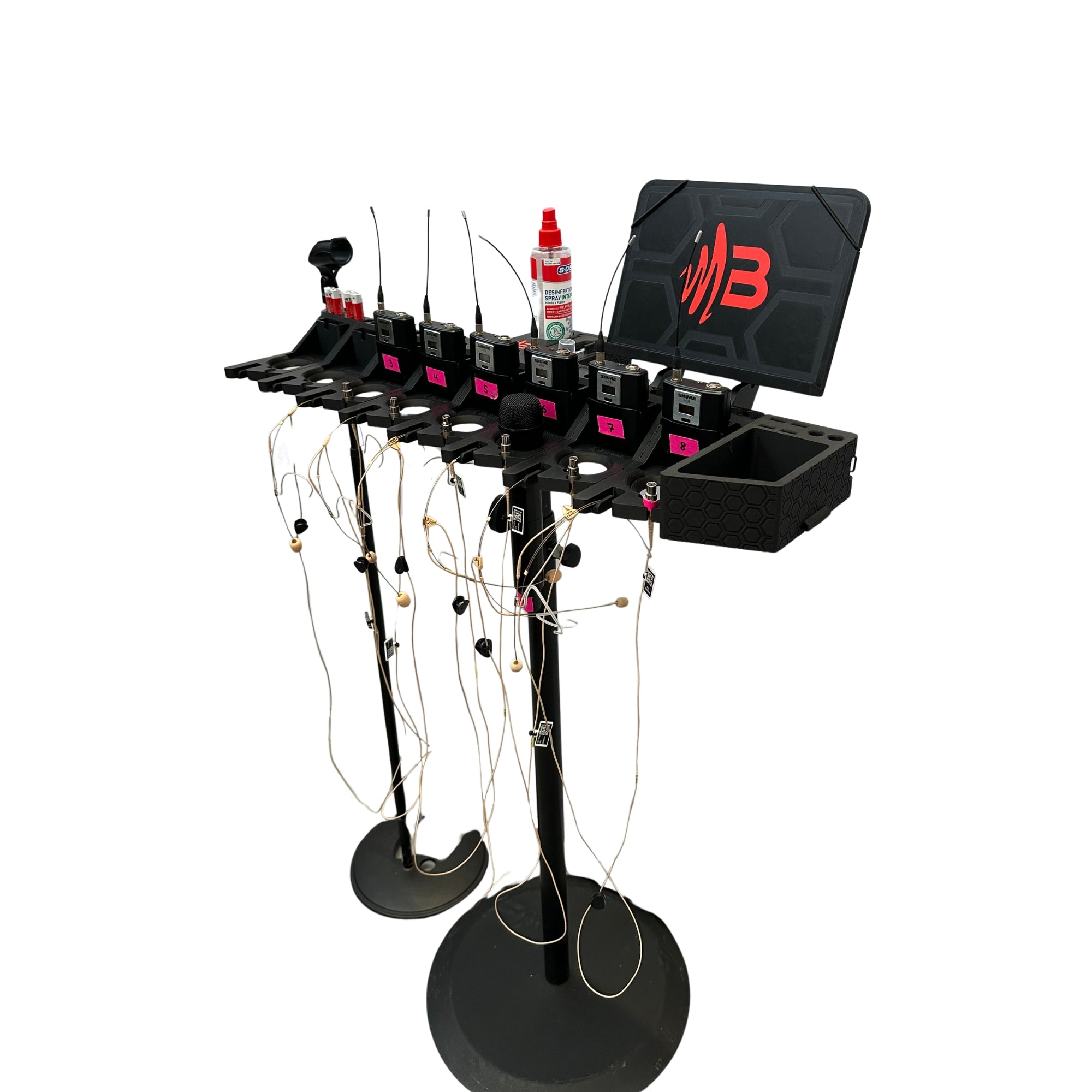 Lautsprecherstativ Adapter/ Desinfektionsstation